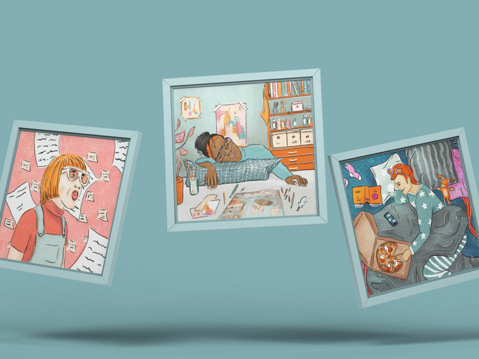 Freie-Arbeiten-Illustrationen